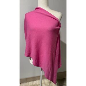 Claudia Nichole pink Cashmere Pancho popover OS